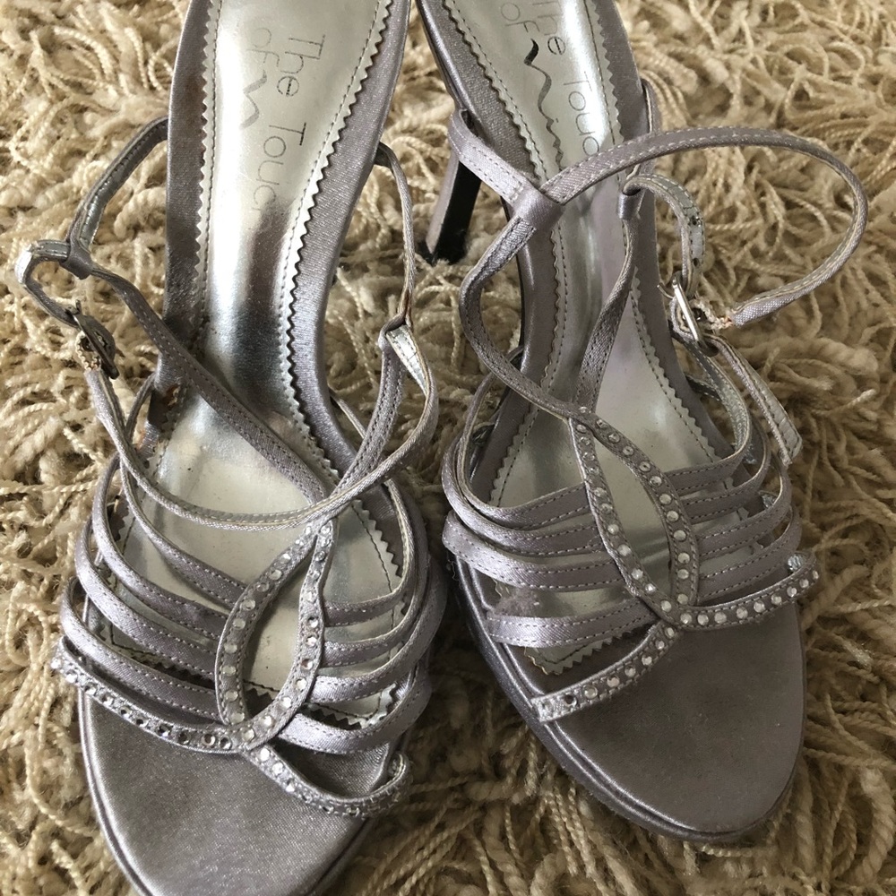 Touch of Nina silver heels